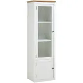 Momax Vitrine Korsika Eichefarben/Weiß
