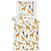 Momax Kinderbettwäsche Tierwelt Multicolor ca. 135x200cm