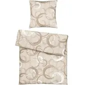 Modern Living Bettwäsche New Circles Beige ca. 135x200cm