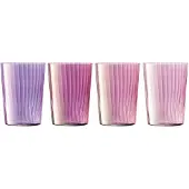 LSA International Becher L.S.A. Gems Glas Rot 560 ml (4-Stück)