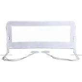 You do it Extragroßes faltbares und tragbares Bettgitter – 150 x 50 cm – Weiß