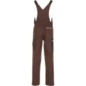 Planam Latzhose braun/schwarz 28 29