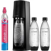 SodaStream TERRA Wassersprudler Set 3x 1L FUSE Flaschen CO2 Schwarz NEU