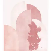 Komar Vliestapete "Digitaldruck Vlies - Minnie Creative Aesthetic - Größe 250 x 280 cm" bedruckt glatt Kinderzimmer