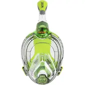 Seac Schnorchelmaske - Libera Junior - Transparent/Limette - - 6+ Jahre (116+) - Tauchermasken