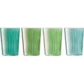 LSA International Becher L.S.A. Gems Glas Grün 560 ml (4-Stück)