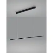 HELESTRA Hängelampe Loopy, dimmbar, schwarz, für Wohn- / Esszimmer, Aluminium, Modern