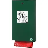 VAR Hundekotbeutelspender, abschließbar, moosgrün