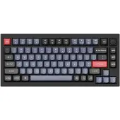 Keychron Q1 Knob Gateron G Pro Brown - Gaming Tastatur - schwarz/blaugrau
