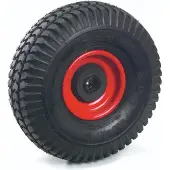 Fetra PolyurethanRad 260 x 85 mm auf Stahlblechfelge, Block-Profil, 60 mm Nabe