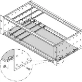 Schroff Montageplatte Standard - MONTAGEPLATTE 280T 28TE