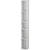 Duravit Regalelement L-CUBE 180x180x1400mm weiss matt