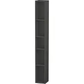 Duravit Regalelement L-CUBE 180x180x1400mm graphit matt