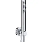 Duravit set de coude de raccordement mural 1jet, chrome brillant, UV0762002010, UV0762002010