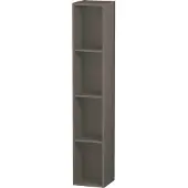 Duravit Regalelement L-CUBE 180x180x1000mm flannel grey seidenmatt