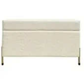 Möbel Kraft Polsterbank Borgo , beige , Maße (cm): B: 80 H: 46