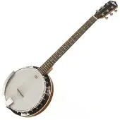 Gear4Music 6-saitiges Gitarren-Banjo von