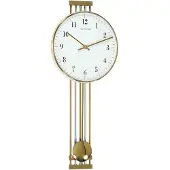 Hermle Pendeluhr Messingoptik Quarzwerk - Modell: 70722-002200