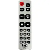 Seki DVD SI - DVD, lernfähige Universalfernbedienung, silber