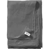 Elegante Halbleinen Betttuch Breezee 160x260 cm | dunkelgrau - grau