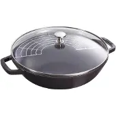 Staub Wokpfanne, 30 cm, 4,4L, schwarz