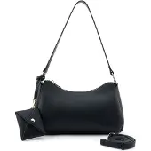 Seidenfelt Manufaktur Seidenfelt Meloy - Schultertasche 30 cm (black)