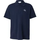 Calvin Klein Jeans Poloshirt Easy Monologo LV04RF209G Dunkelblau Regular Fit