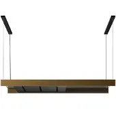 Falmec Inselhaube Light, 120 cm, Bronze 103130