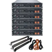 PYLONTECH 14,4 kWh Speicher Lithium LiFePO4 inkl. Halterung, Rack und BMS