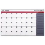 BI-Office Glas Monatsplaner 78x48cm