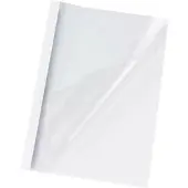 VEPATIM 100x Thermobindemappen A4 4mm für 40 Blatt Chromolux weiß