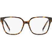 BOSS Brillenfassung aus Acetat mit Havanna-Muster und Double-B-Monogramm Grösse ONESI