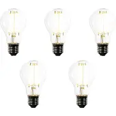 LUEDD 5er-Set E27 Dimmbare LED-Glühbirnen A60 Klar 7,2W 1521 lm 3000K