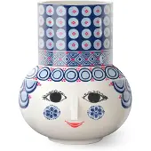Bjørn Wiinblad - Olga Vase - Blau - 20 cm