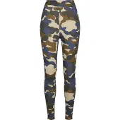 Urban Classics Leggings "Damen Ladies High Waist Camo Tech Leggings"