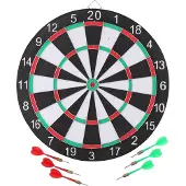 Huismerk Doppelseitige Dartscheibe aus Holz 42 cm