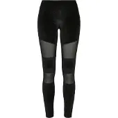 Urban Classics Leggings "Damen Ladies Velvet Tech Mesh Leggings"