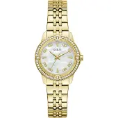 GUESS Damen Uhr Armbanduhr COLETTE GW1027L2 Edelstahl gold