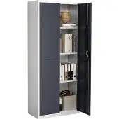 VCM Stahlschrank abschliessbar Malivo 4fach