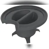 Arcoroc 24 x Fluid Plastikdeckel schwarz * - zu Fluid Karaffen
