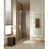 Kermi Pendeltür FILIA XP 1TL 08020, FX1TL08020VAK, Farbe: Silber Hochglanz Echtglas klar
