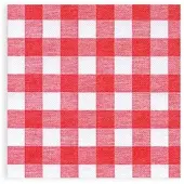 Plock GmbH SemyTop Airlaid-Motivservietten rot kariert 40x40 cm 1-lagig 800 Servietten