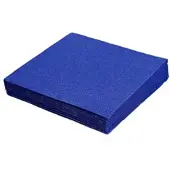VEPATIM 250x Servietten 33 x 33 cm 1/4 -Falz 3-lagig dunkelblau