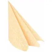 VEPATIM 250x Servietten Airlaid 40x40cm 1/4 -Falz mit Rosenmuster champagner
