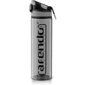Arendo Wasserflasche 700 ml, Sport Trinkflasche, BPA-frei, auslaufsicher, One-Click-Verschluss, Mengenskala, Kunststoff