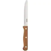Gastronoble Olympia Steakmesser mit runder Spitze | Holz | 21,5cm | 24 Messer