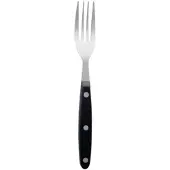 Gastronoble Olympia Steakgabeln | mit schwarzem Griff | 20cm | 24 Gabeln