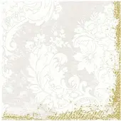 Duni GmbH DUNI Zelltuch Serviette 33x33 cm 1/4F. Royal White