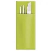 SWS 1250 Servietten Bestecktaschen CutleryStar PREMIUM PAP 40x32 cm gelbgrün