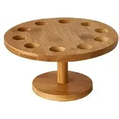 Papstar 6 Tray, Bambus rund Ø 18 cm · 9 cm für 10 Spitztüten